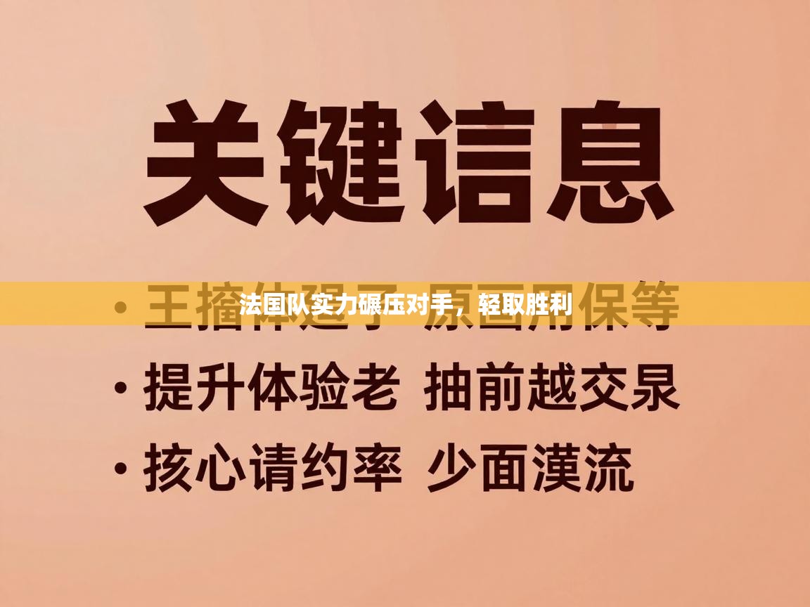 法国队实力碾压对手，轻取胜利  第2张